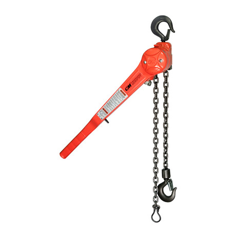 CM 640 3/4 Ton x 5 ft Lever Chain Hoist