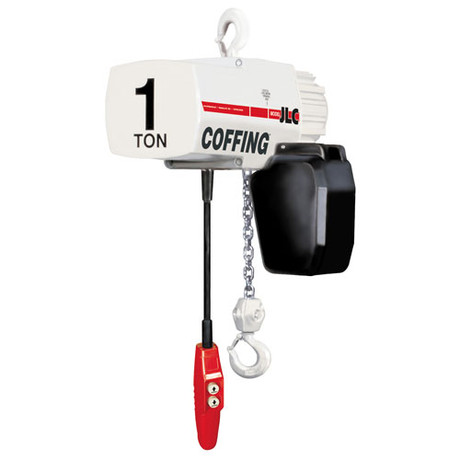 Coffing JLC0232-10 1/8 Ton x 10 ft Electric Chain Hoist - 115/230V-1PH