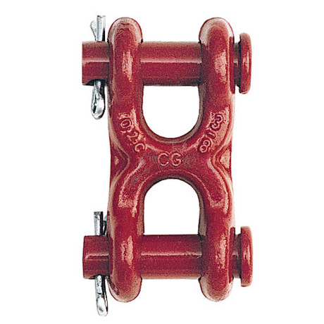 Crosby 9/32" (1/4") - 5/16" S-249 Grade 70 Twin Clevis Link - 4700 lbs WLL - #1012861