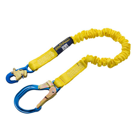 DBI Sala 6ft ShockWave2 Shock-Absorbing Lanyard w/ Aluminum Rebar Hook