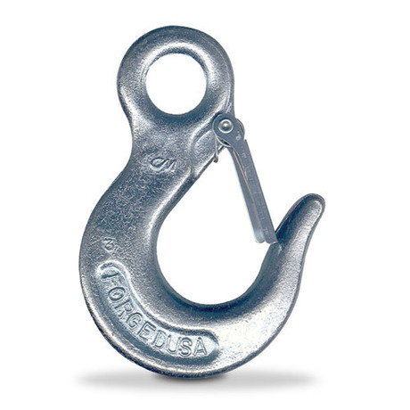 CM 9/32" (1/4") Grade 30/43 Slip Hook w/ Latch - 2600 lbs WLL