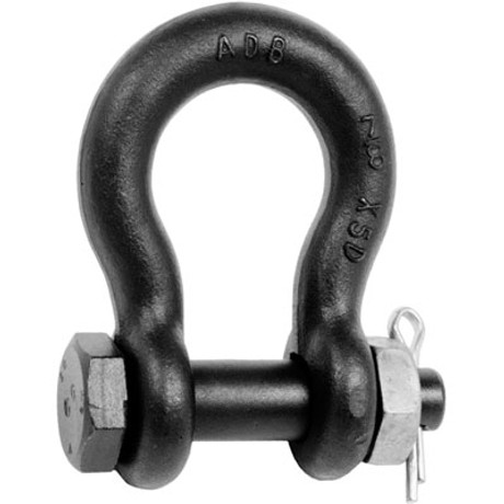 ADB 7/8" Bolt Type Anchor Shackle - 6-1/2 Ton WLL