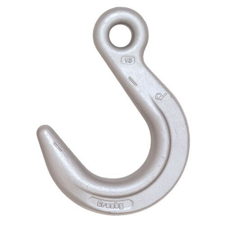 Crosby 5/8" A-1329 Grade 100 Eye Foundry Hook - #1026306