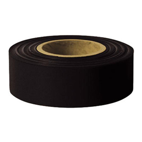 Presco 1-3/16" x 300 ft Black Taffeta Roll Flagging