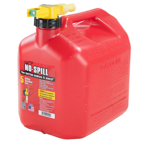 No-Spill 5 Gallon Push-Button Gas Can