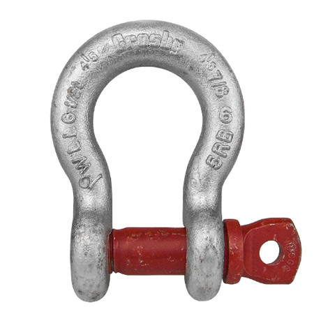 Crosby 7/16" G-209 Screw Pin Anchor Shackle - 1-1/2 Ton WLL - #1018437