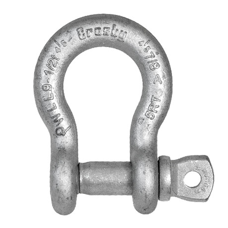 Crosby 5/8" G-209A Alloy Screw Pin Anchor Shackle - 5 Ton WLL - #1017516