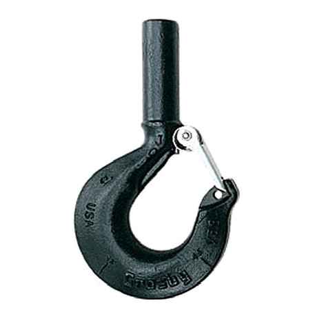 Crosby L-319AN 1 Ton Alloy Shank Hook w/ Latch - #1028705