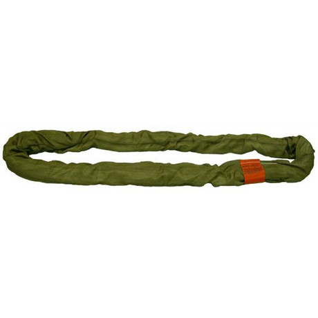 Lift-All Olive 18 ft Endless Tuflex Round Sling - 66000 lbs WLL