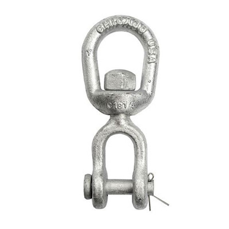 Chicago 5/8" Jaw & Eye Swivel - 5200 lbs WLL