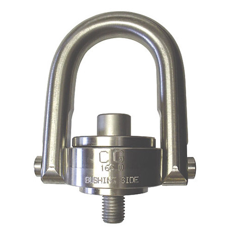 Crosby 7/8"-9 x 1.04" SS-125UNC Stainless Steel Swivel Hoist Ring - 4000 lbs WLL - #1065056