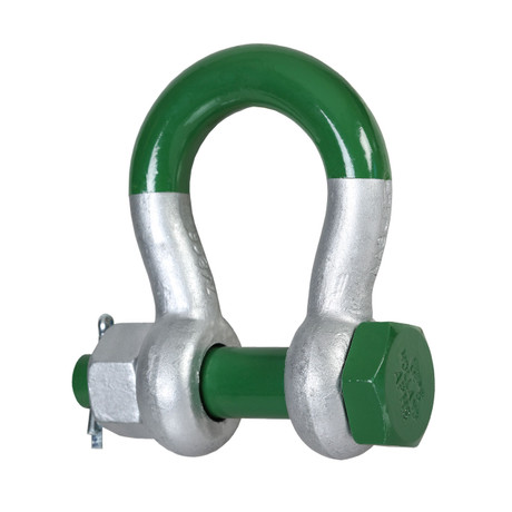 Van Beest Green Pin 1-1/4" G-5263 Grade 8 Bolt Type Anchor Shackle - 18 Ton WLL