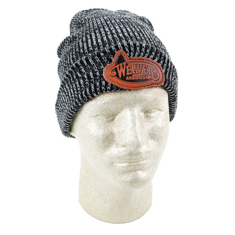 Weaver Beanie w/ Leather Logo Patch