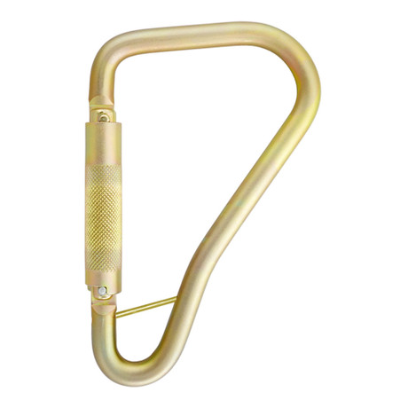 Palmer Safety Large Steel Carabiner - Double-Locking