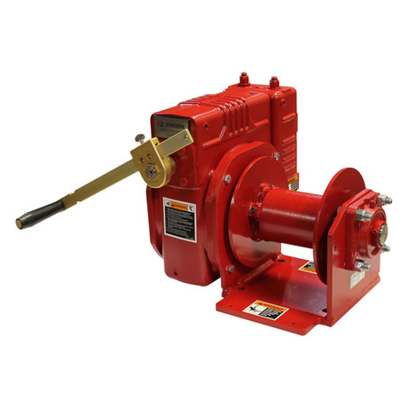 Thern 2W40-BM Worm Gear Hand Winch - 4600 lbs Lifting Capacity