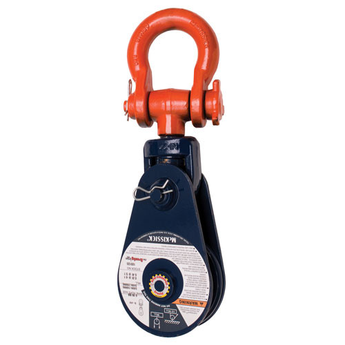 Crosby 419 14" BB Snatch Block w/ Shackle - 8 Ton WLL - #109527