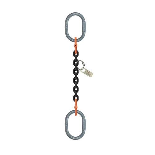 Grade 100 Single-Leg Chain Sling with Dual Master Links
