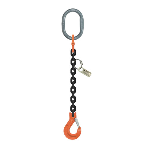 Grade 100 Single-Leg Chain Sling with Master & Sling Hook
