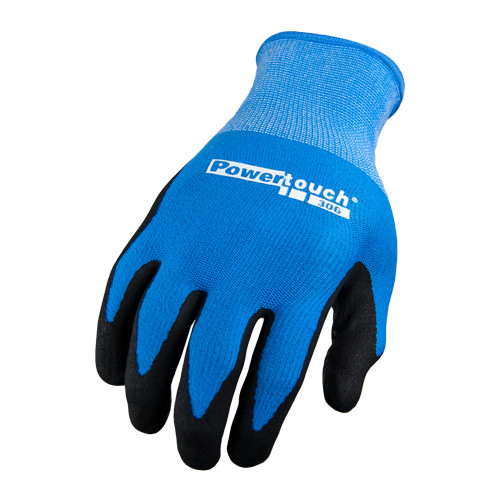 Red Steer PowerTouch Nitrile Dot Palm Glove