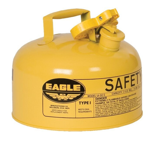 Eagle 2 Gallon Type 1 Yellow Safety Diesel Can