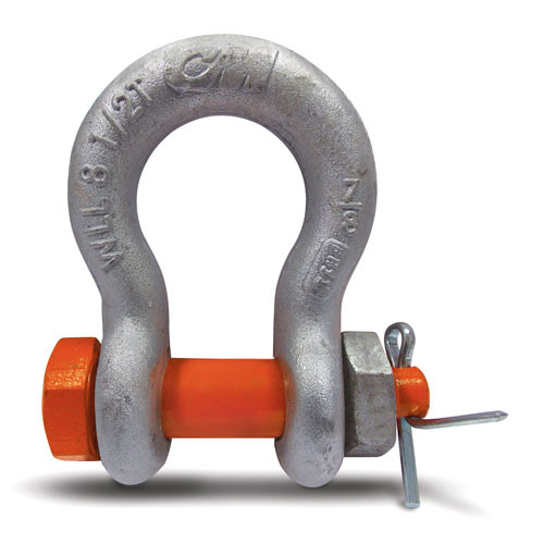 CM 1-1/8" Bolt Type Anchor Shackle - 12 Ton WLL