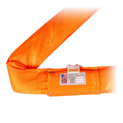 Tuffy Orange 14 ft Endless Flexi-Grip Round Sling - 40000 lbs WLL Tuffy Orange 14 ft Endless Flexi-Grip Round Sling - 40000 lbs WLL