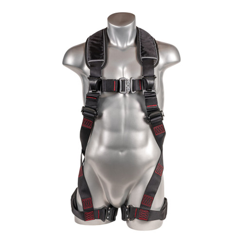 Palmer Safety 1D QC Akula Black Standard Harness - Universal Size