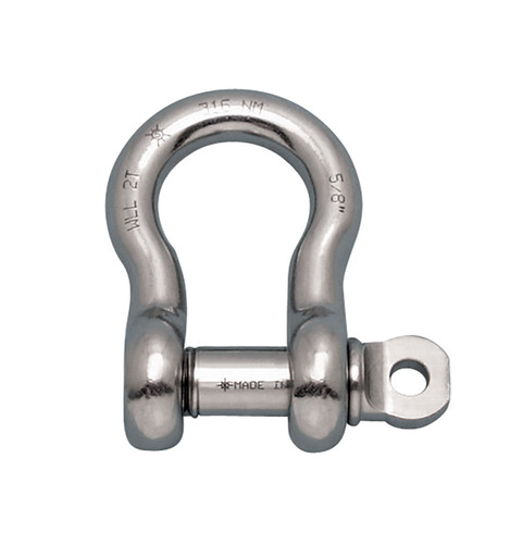 Suncor 1" Stainless Steel Screw Pin Anchor Shackle - USA - 5 Ton WLL
