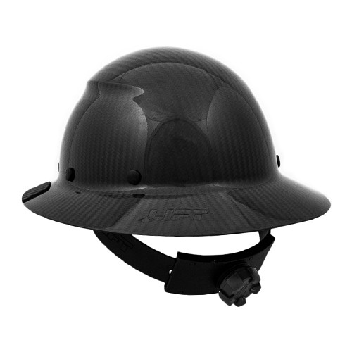 Lift Safety DAX Carbon Fiber Hard Hat - Gloss Black