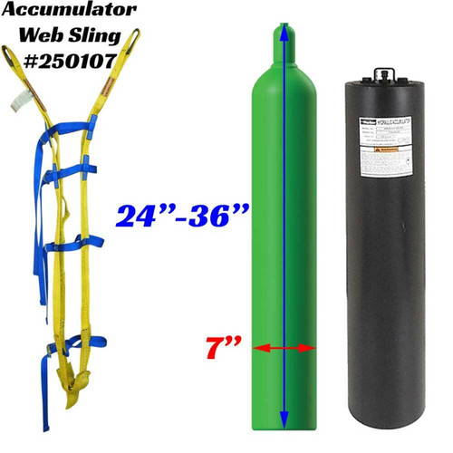 all-Grip Accumulator Cylinder Web Sling - #UST250107