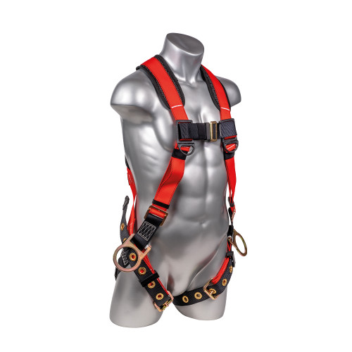 Palmer Safety 3D T/B Red Positioning Harness - Universal Size
