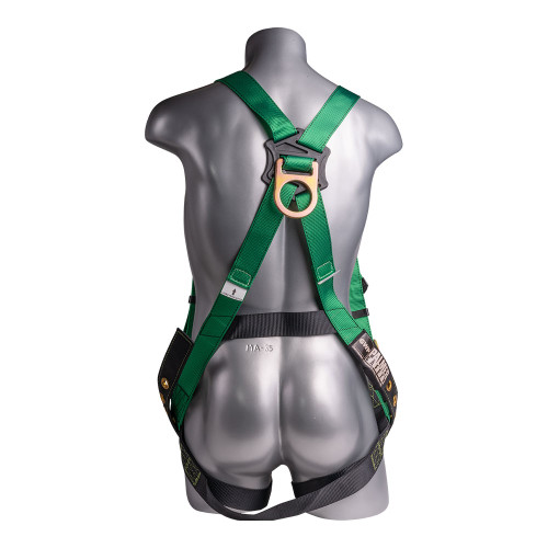 Palmer Safety 1D T/B Green Standard Harness - Universal Size