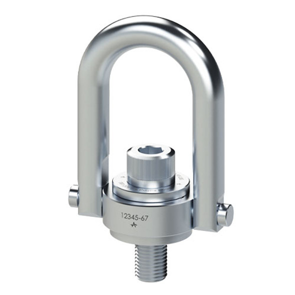 ADB 1"-8 x 1.54" Stainless Steel Swivel Hoist Ring - 5000 lbs WLL