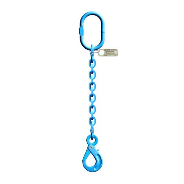 Pewag 3/8" x 15 ft Type SOSL Single Leg Grade 120 Chain Sling - 10600 lbs WLL