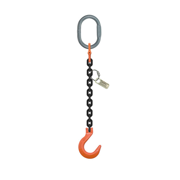 Grade 100 Single-Leg Chain Sling with Master & Foundry Hook