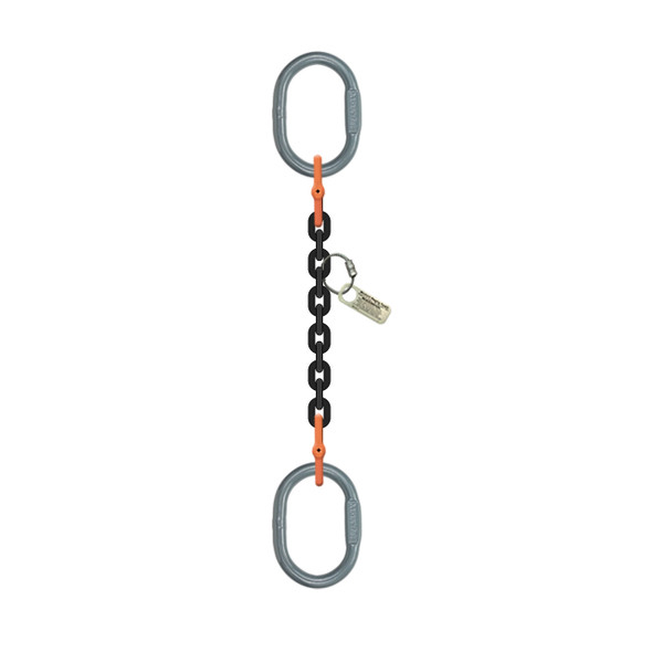 Grade 100 Single-Leg Chain Sling with Dual Master Links