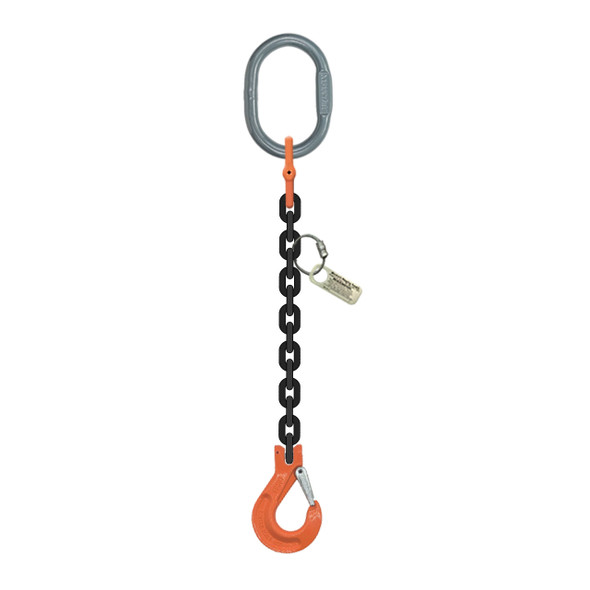 Grade 100 Single-Leg Chain Sling with Master & Sling Hook