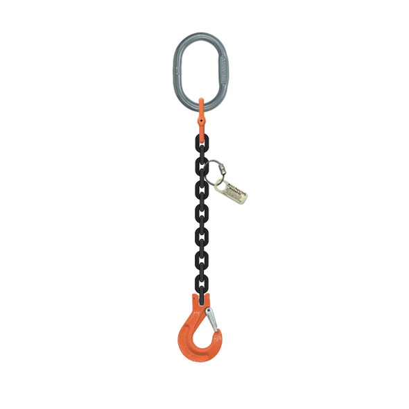 Grade 100 Single-Leg Chain Sling with Master & Sling Hook