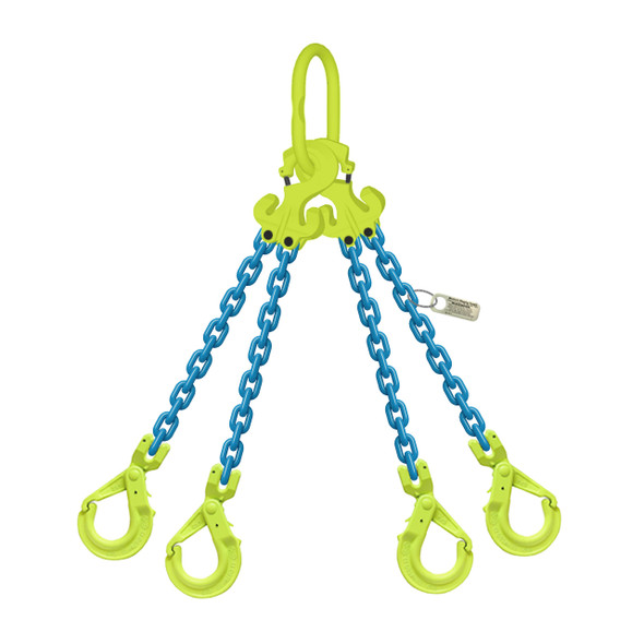 Grade 100 Gunnebo GrabiQ 4-Leg TG4-GBK Chain Sling