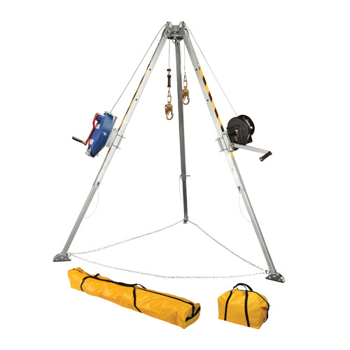 fontaine デックセット FallTech 8ft Confined Space Tripod Kit w/ Winch - #7507