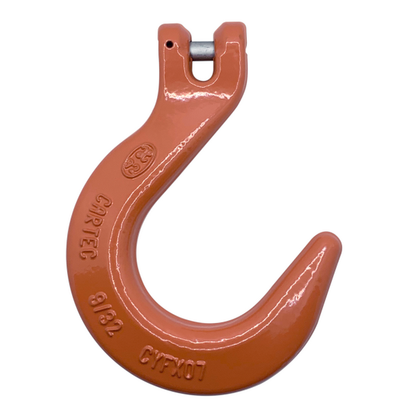 Cartec 7/32" Grade 100 Clevis Foundry Hook - 3000 lbs WLL