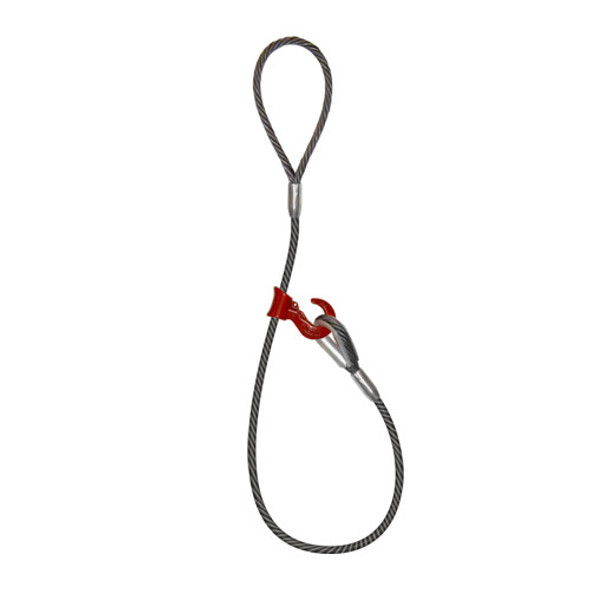 3/8" x 4 ft BLP-138 Sliding Choker Wire Rope Sling - 2200 lbs WLL