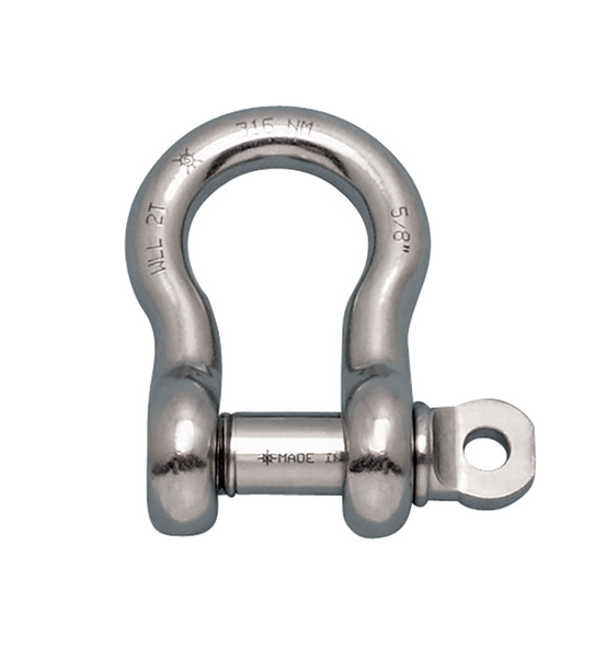 Suncor 7/8" Stainless Steel Screw Pin Anchor Shackle - USA - 4 Ton WLL