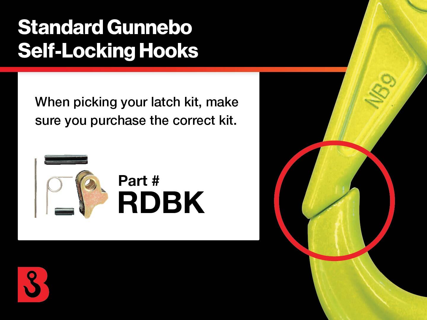 Standard hook tip interface example