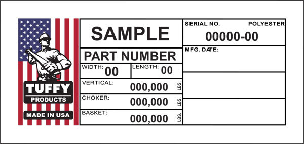 Tuffy Sling Tag Example