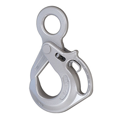H＆K 　6L 5肩 Crosby® L-322AN 22 Ton Alloy Swivel Eye Hook w/Latch - 1048889