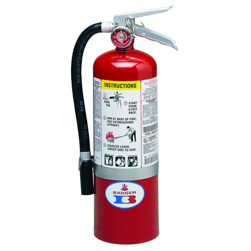 Badger Standard ABC Fire Extinguisher - 5 lbs w/ Wall Hook - #22435