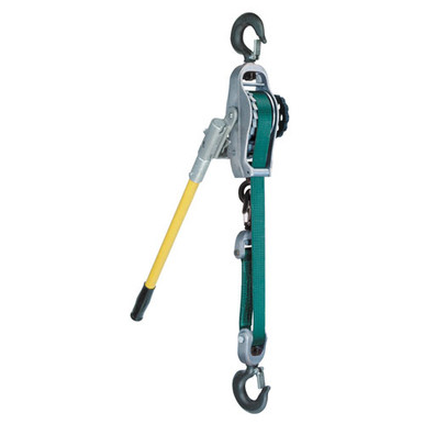 lavalava gearclub × wantkey camp 六角 Pro Little Mule 250A 1/2 Ton x 9 ft Lineman's Strap Hoist - #04190W