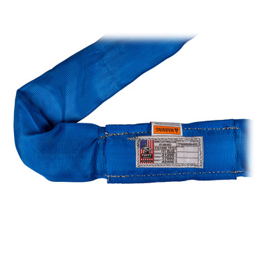 xxl　justice FLEXFLY FOP 5'10 Tuffy Blue 10 ft Endless Flexi-Grip Round Sling - 21200 lbs