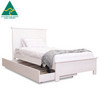 King single bed with pull-out single trundle, Australian made in Ballarat with Maxilock bed fitting system